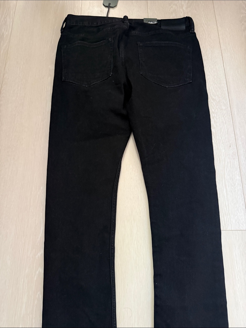 AllSaints Cigarette Skinny Jet Black High-Rise Jeans - Picture 11 of 12
